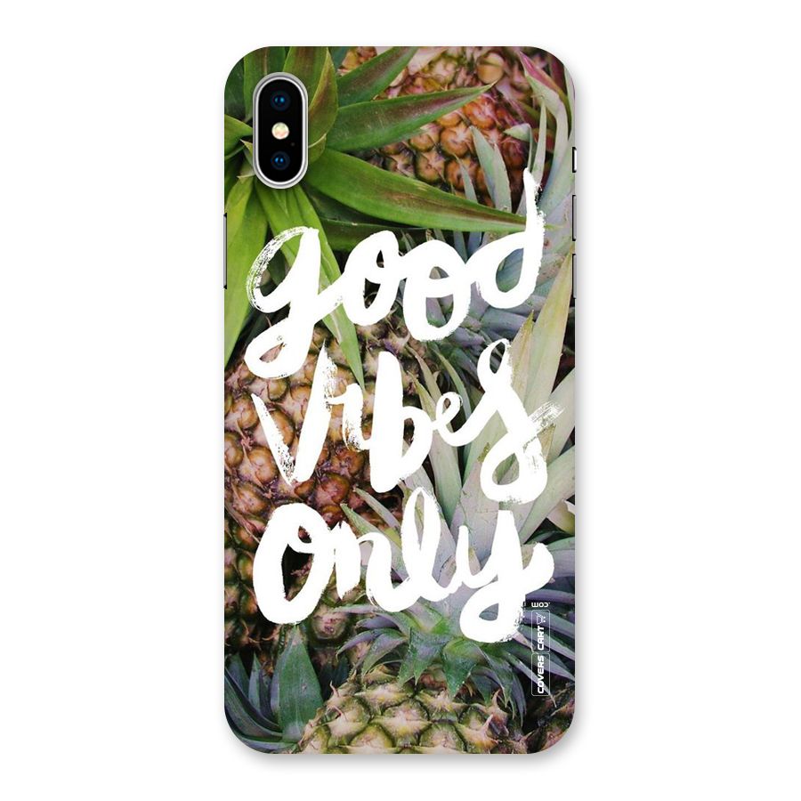 Forest Vibes Back Case for iPhone X