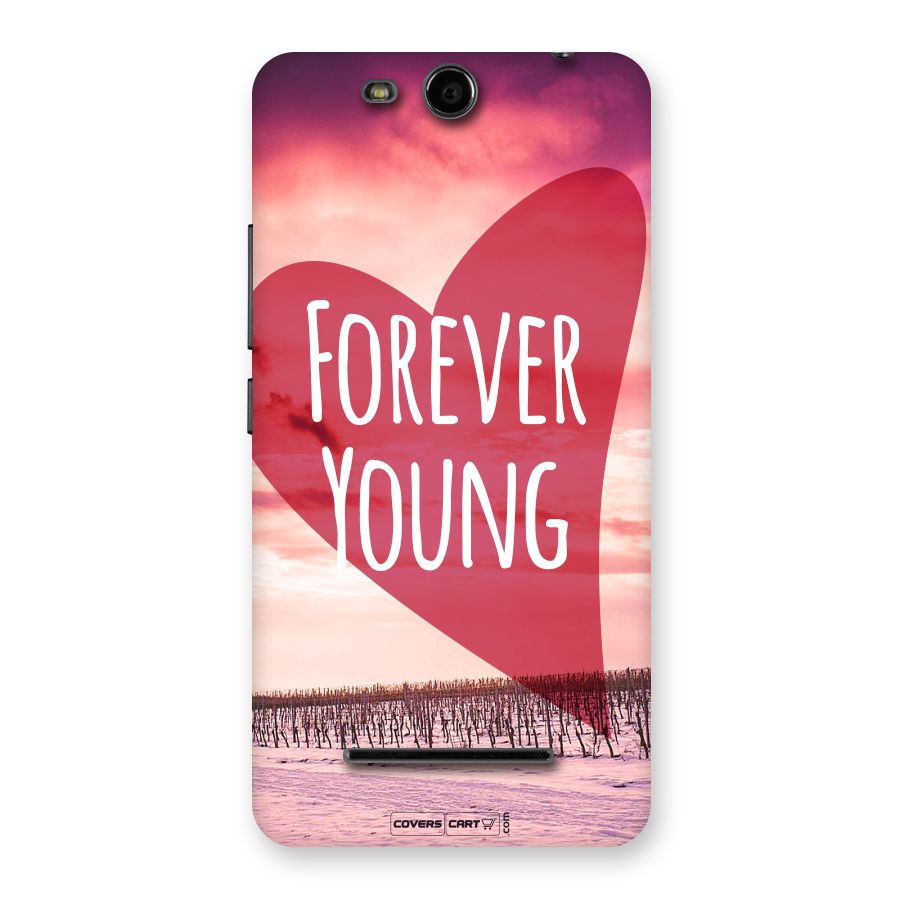 Forever Young Back Case for Micromax Canvas Juice 3 Q392