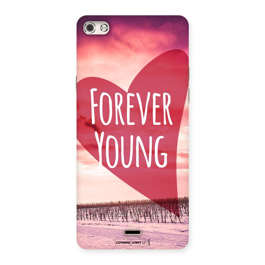 Forever Young Back Case for Micromax Canvas Silver 5
