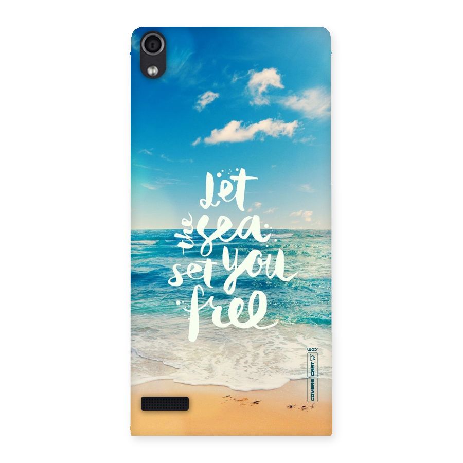 Free Sea Back Case for Ascend P6