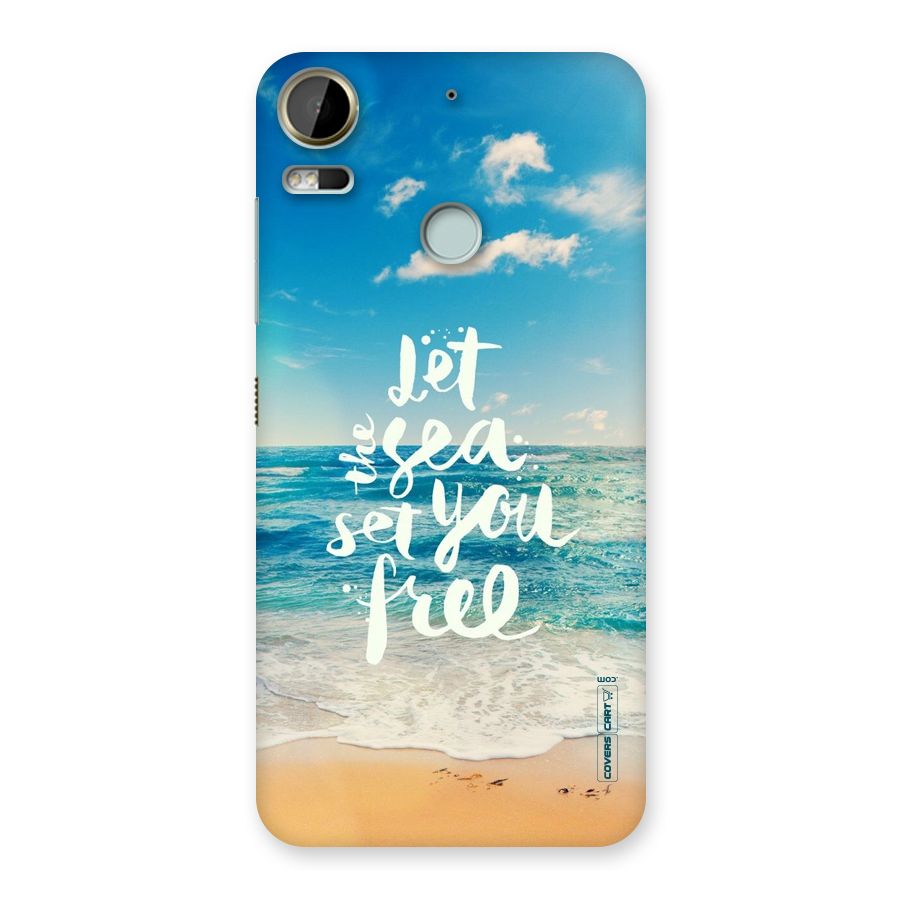 Free Sea Back Case for Desire 10 Pro