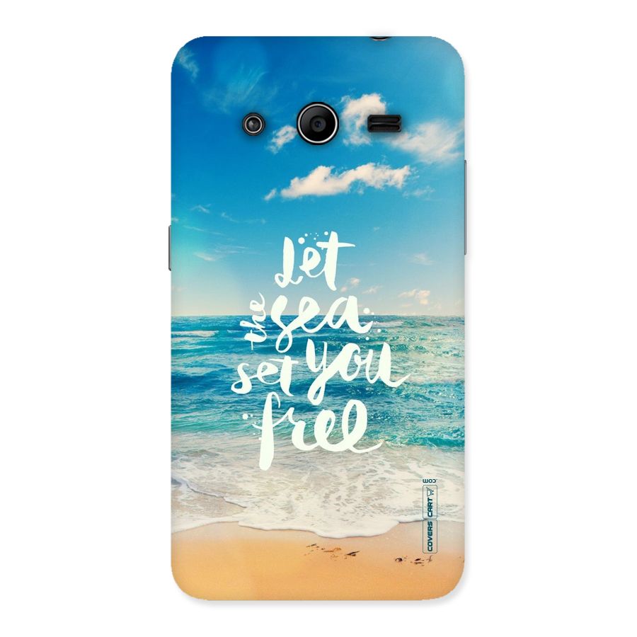 Free Sea Back Case for Galaxy Core 2
