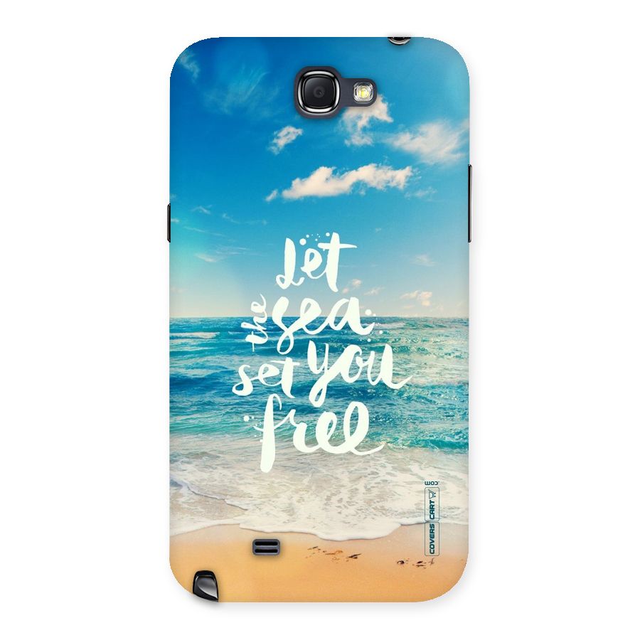 Free Sea Back Case for Galaxy Note 2