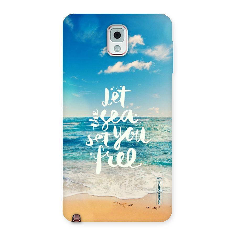 Free Sea Back Case for Galaxy Note 3