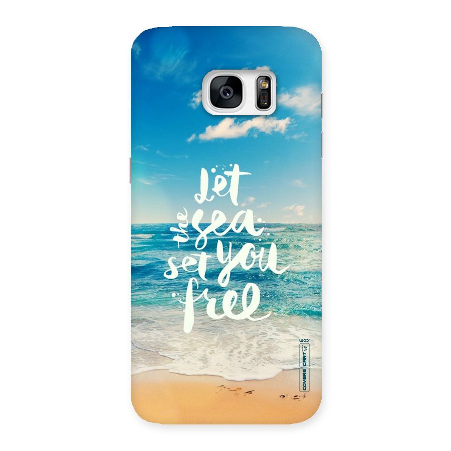 Free Sea Back Case for Galaxy S7 Edge