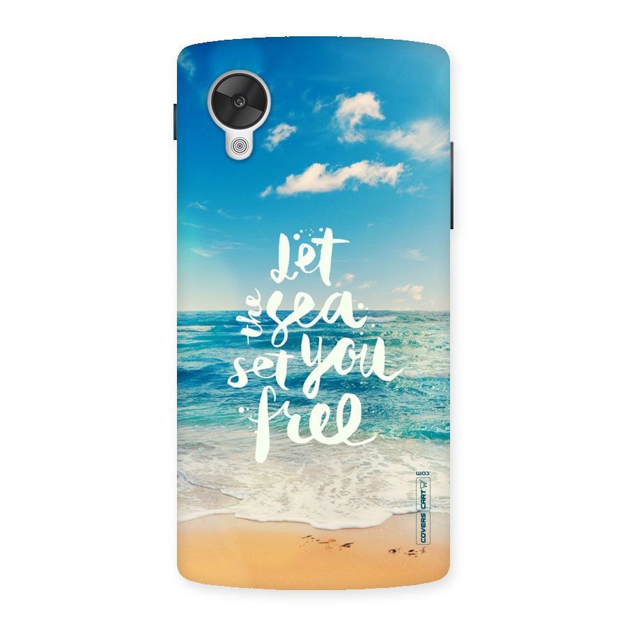 Free Sea Back Case for Google Nexsus 5