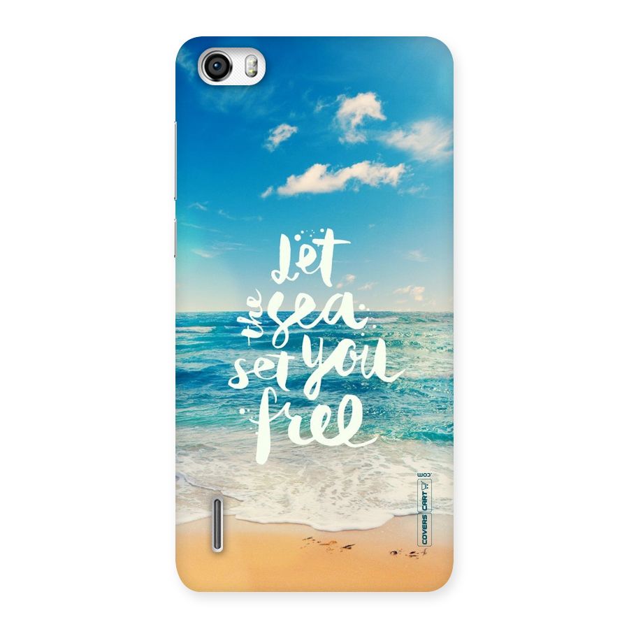 Free Sea Back Case for Honor 6
