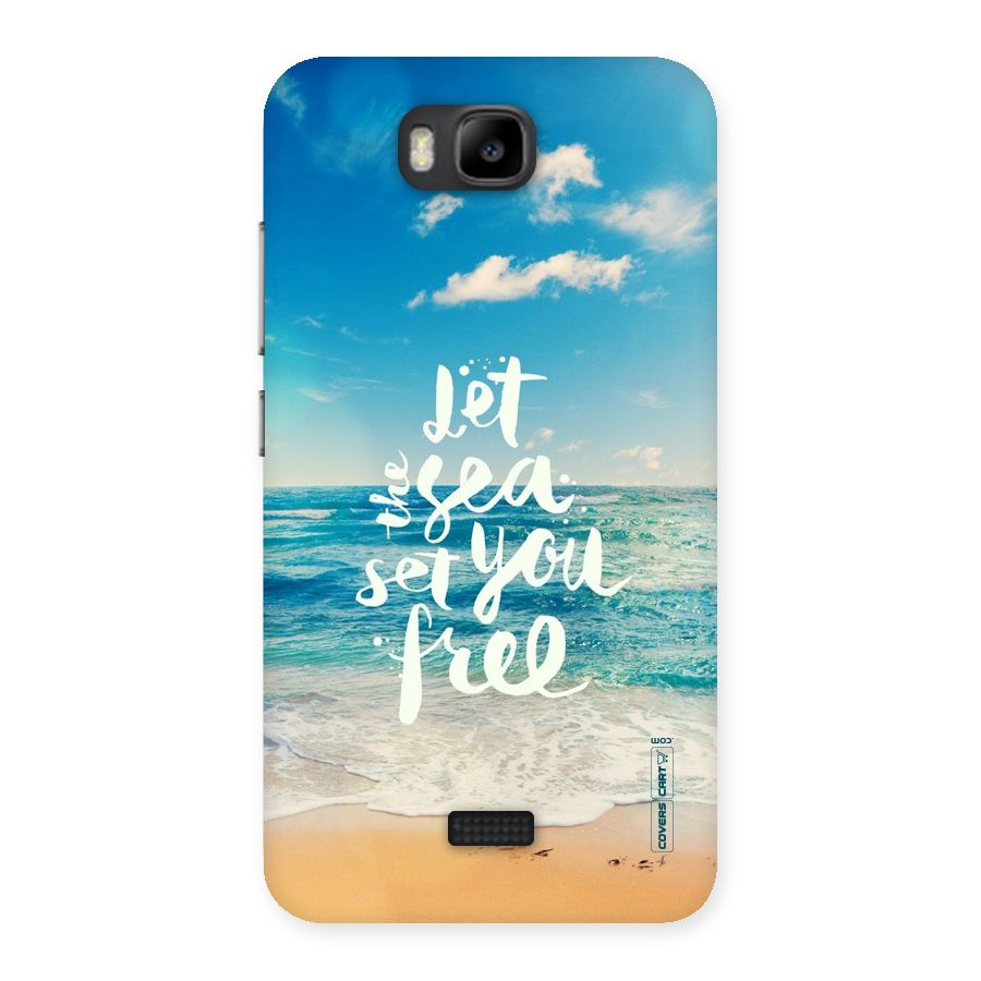 Free Sea Back Case for Honor Bee