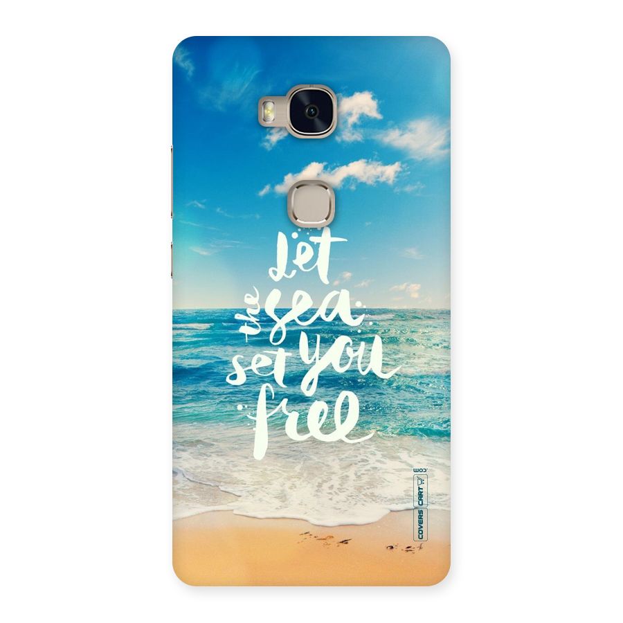 Free Sea Back Case for Huawei Honor 5X