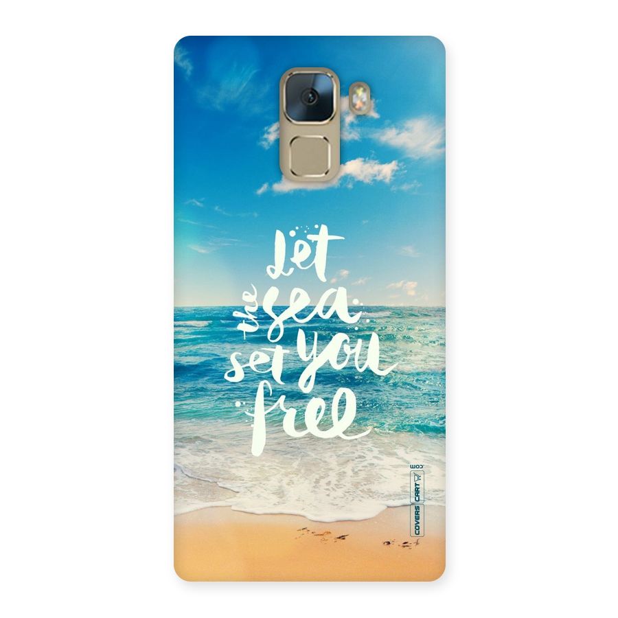 Free Sea Back Case for Huawei Honor 7