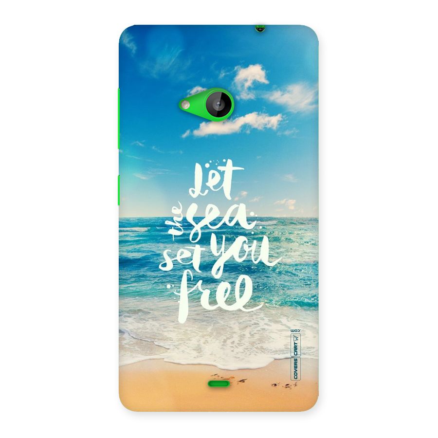 Free Sea Back Case for Lumia 535