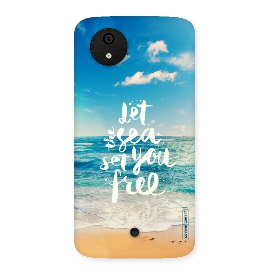 Free Sea Back Case for Micromax Canvas A1