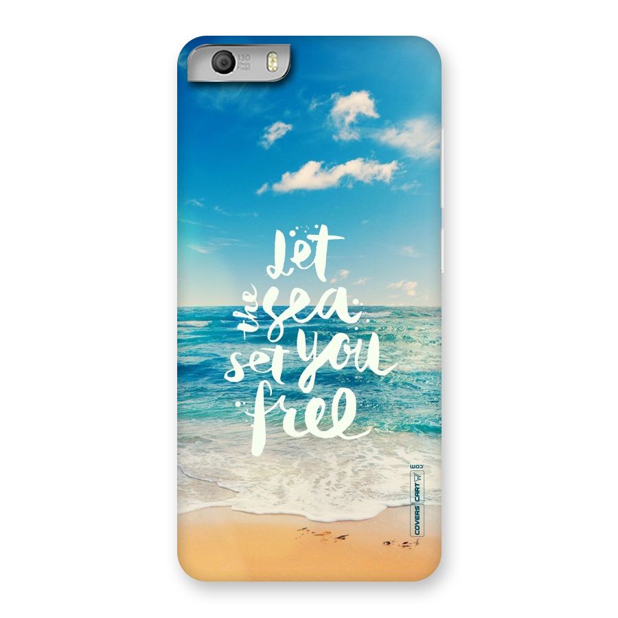 Free Sea Back Case for Micromax Canvas Knight 2
