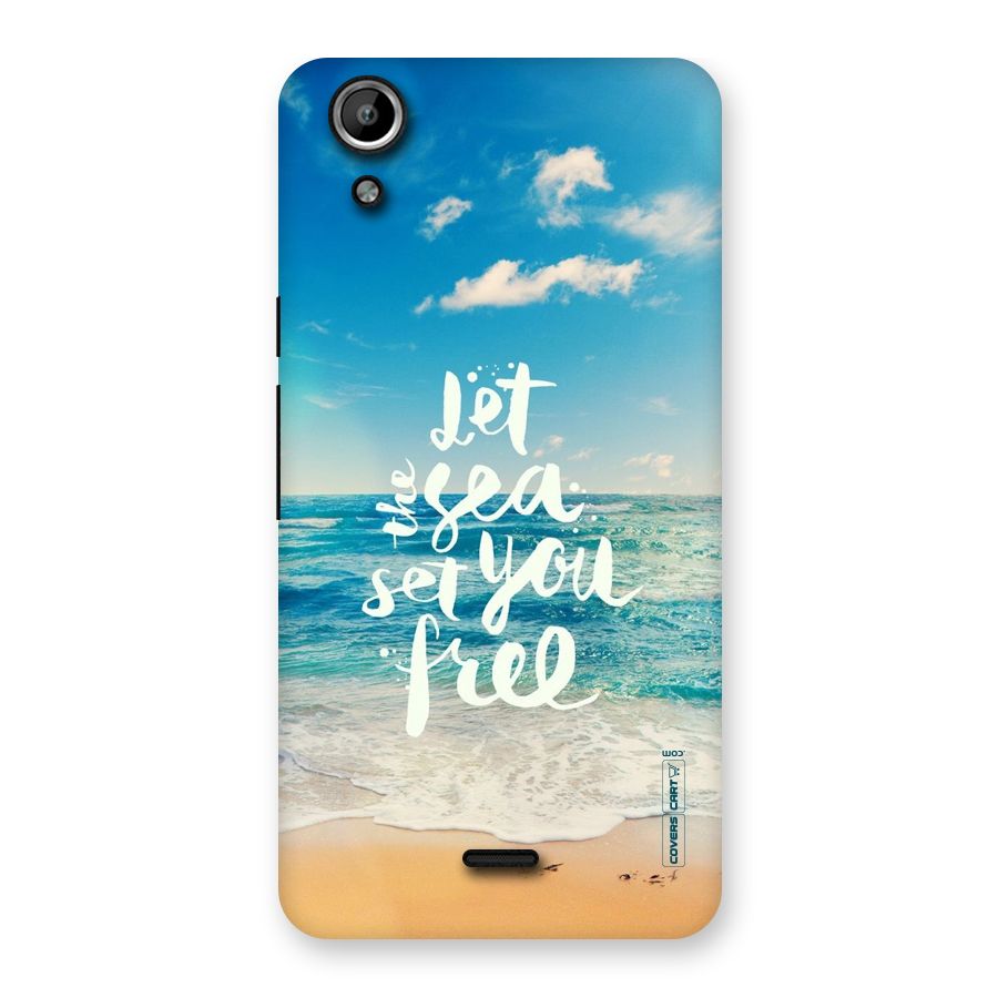 Free Sea Back Case for Micromax Canvas Selfie Lens Q345