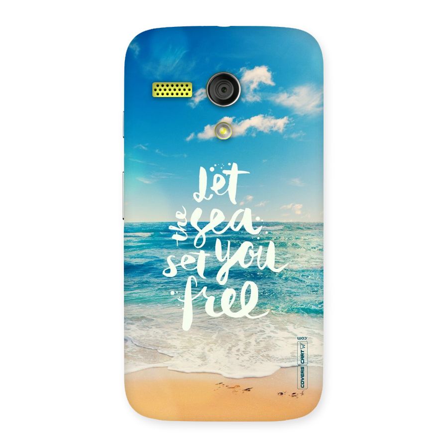 Free Sea Back Case for Moto G