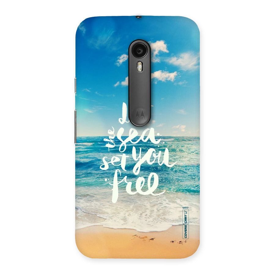 Free Sea Back Case for Moto G3