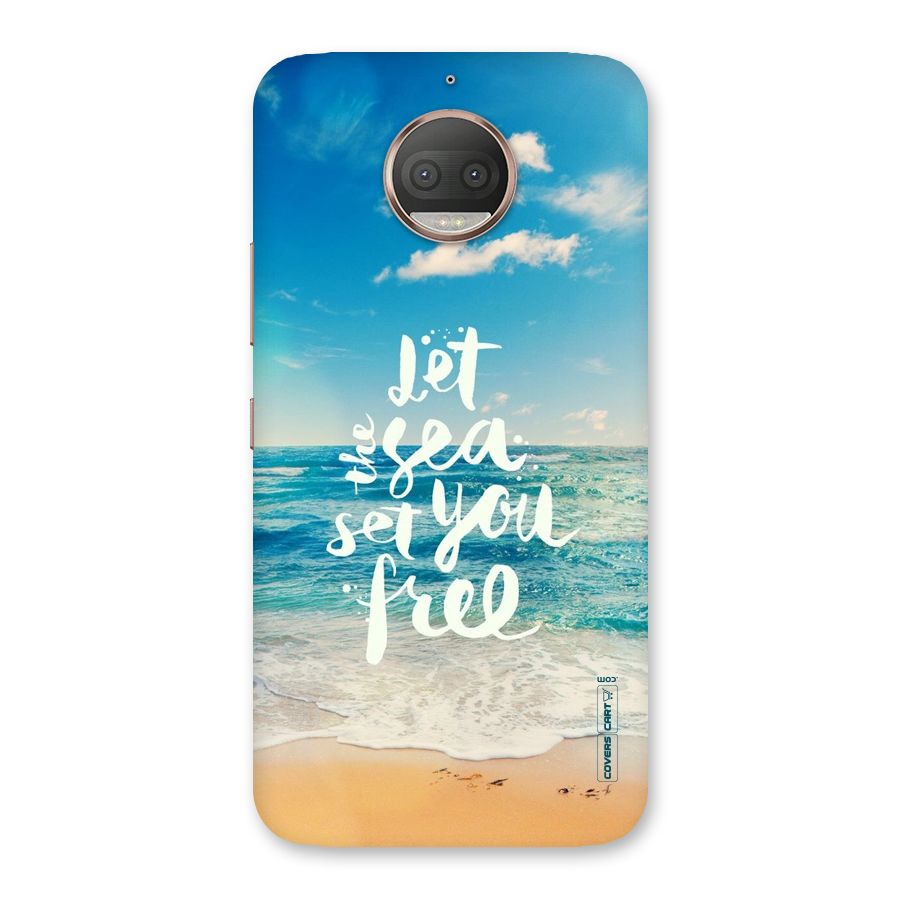 Free Sea Back Case for Moto G5s Plus
