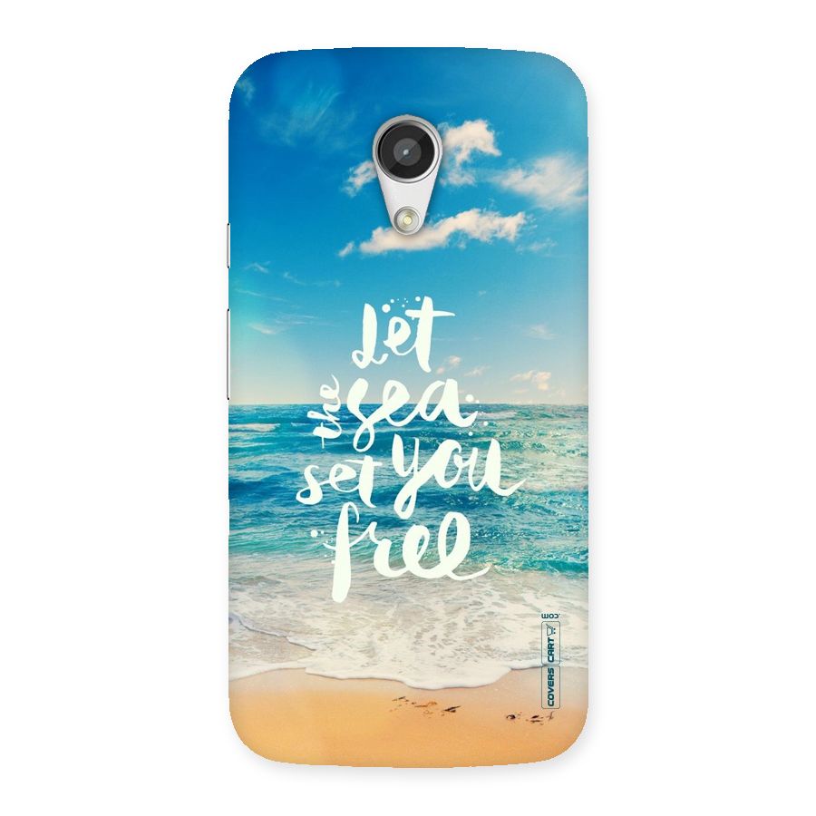 Free Sea Back Case for Moto G 2nd Gen
