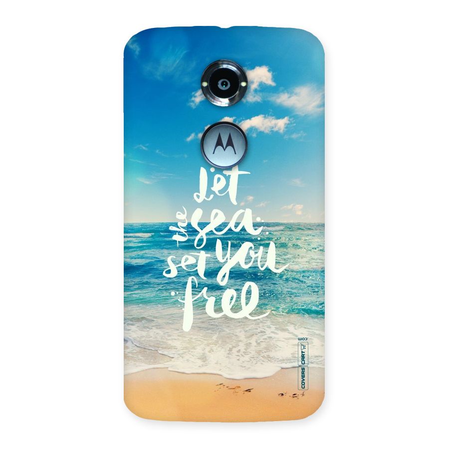 Free Sea Back Case for Moto X 2nd Gen