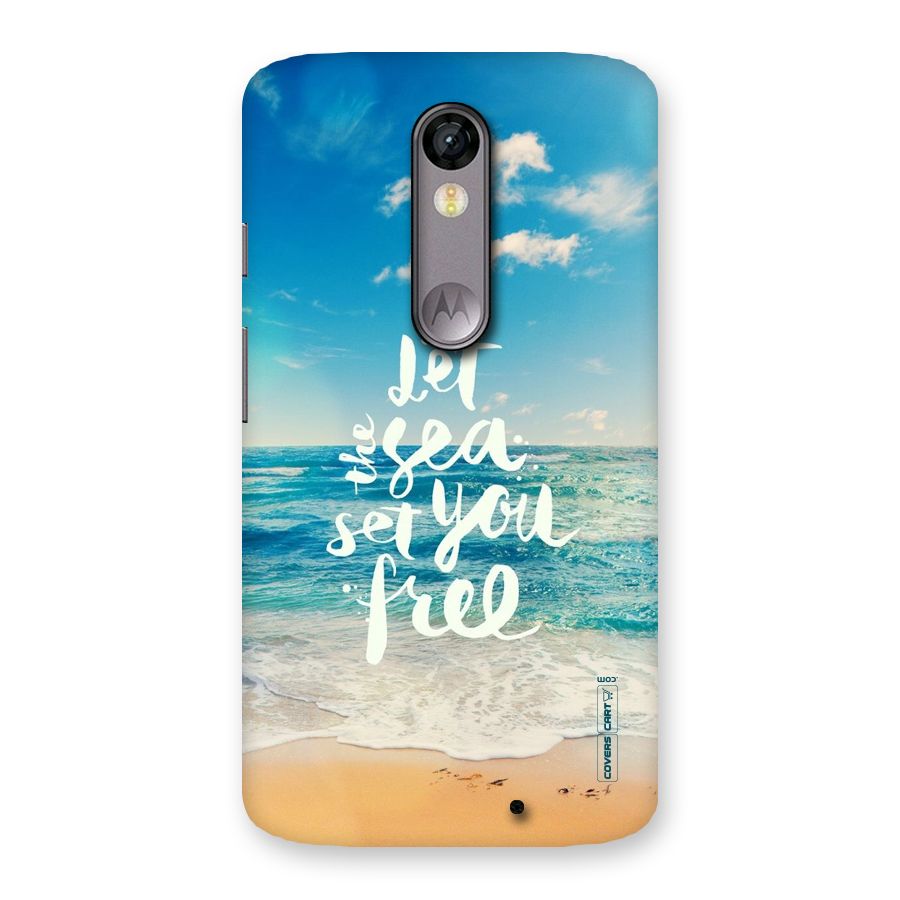 Free Sea Back Case for Moto X Force