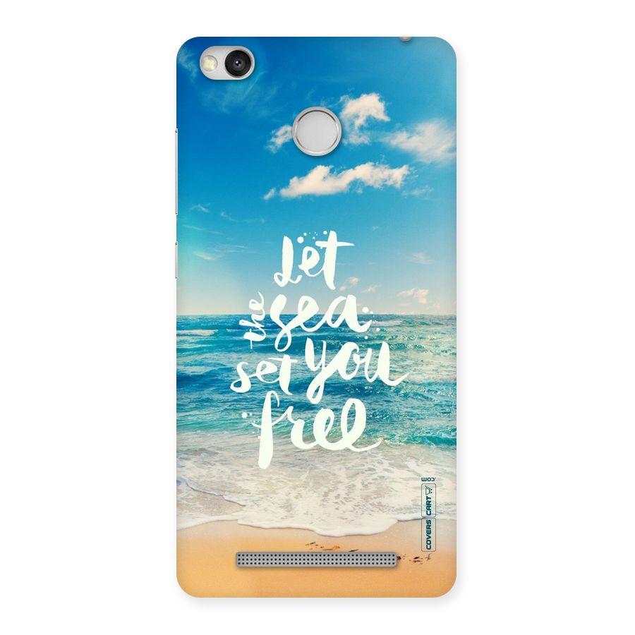 Free Sea Back Case for Redmi 3S Prime