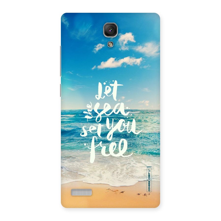Free Sea Back Case for Redmi Note