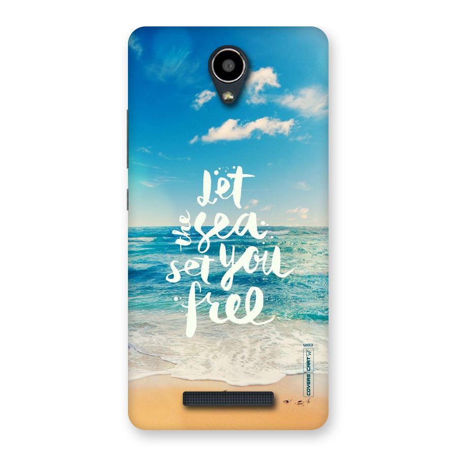 Free Sea Back Case for Redmi Note 2