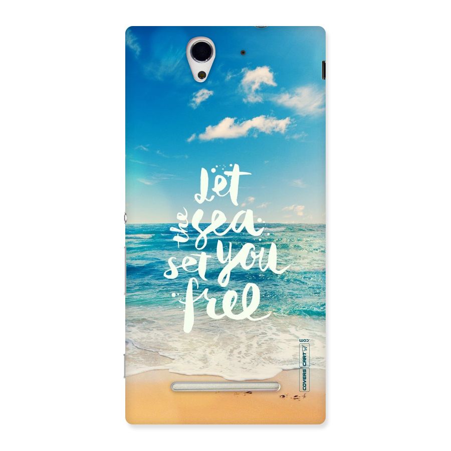 Free Sea Back Case for Sony Xperia C3