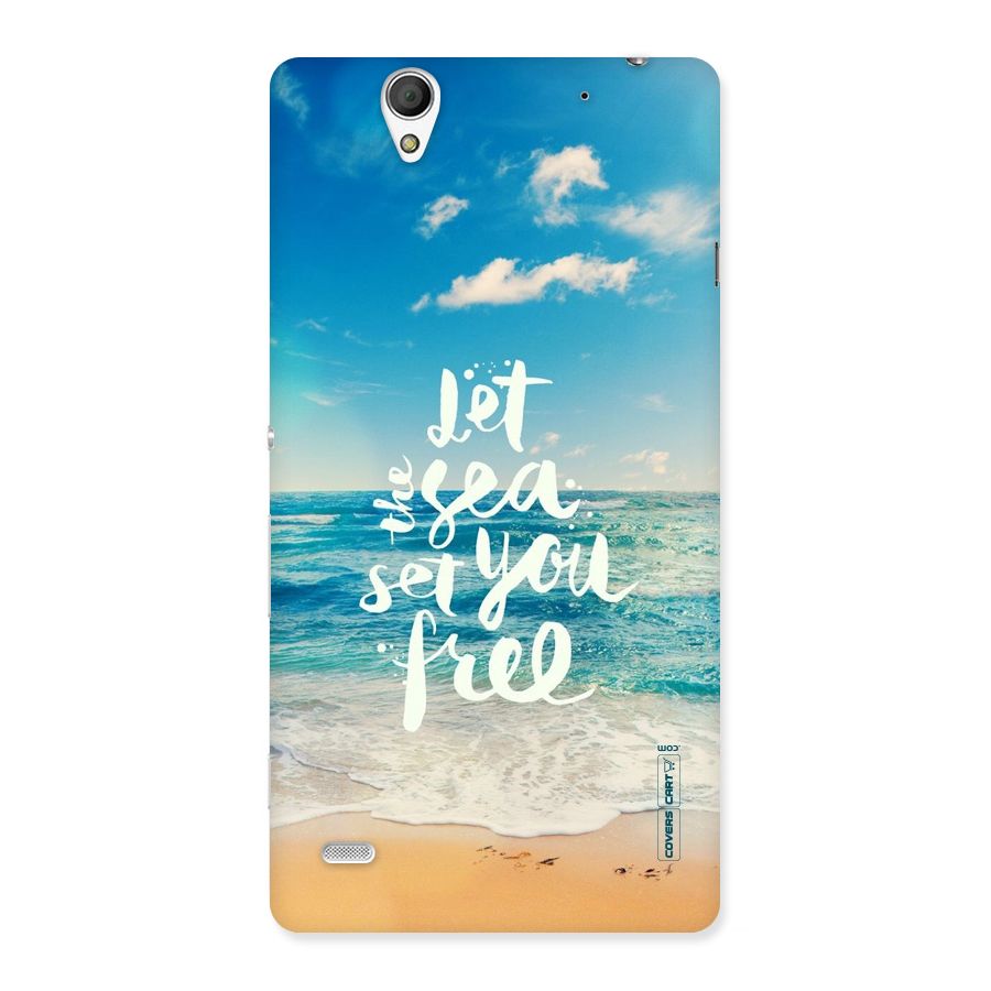 Free Sea Back Case for Sony Xperia C4