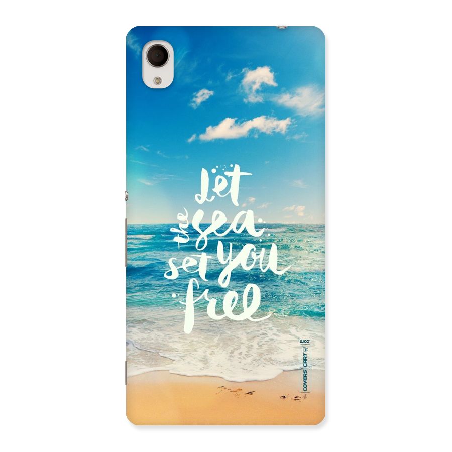 Free Sea Back Case for Sony Xperia M4