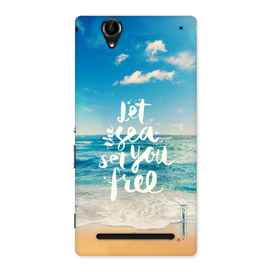 Free Sea Back Case for Sony Xperia T2