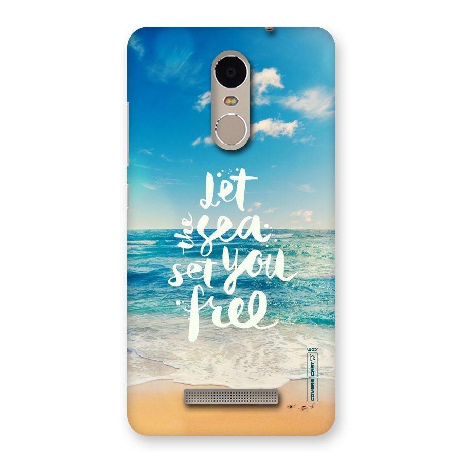 Free Sea Back Case for Xiaomi Redmi Note 3