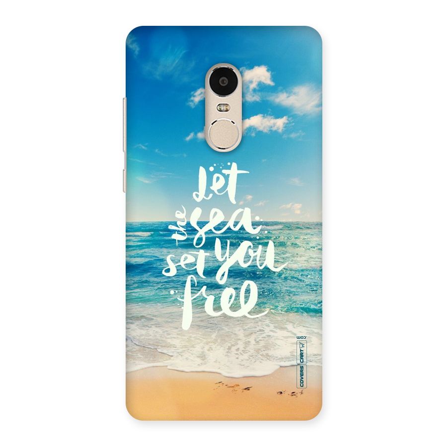 Free Sea Back Case for Xiaomi Redmi Note 4