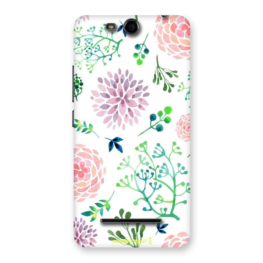 Fresh Floral Back Case for Canvas Juice 3