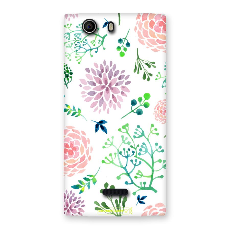 Fresh Floral Back Case for Canvas Nitro 2