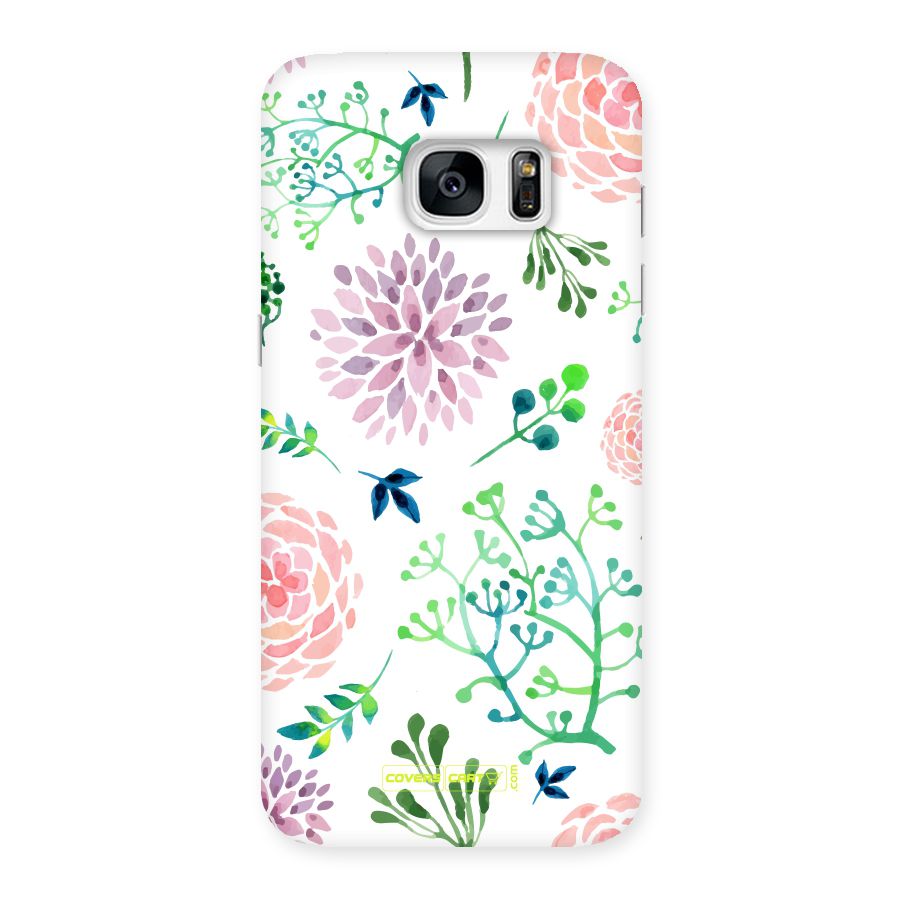 Fresh Floral Back Case for Galaxy S7 Edge