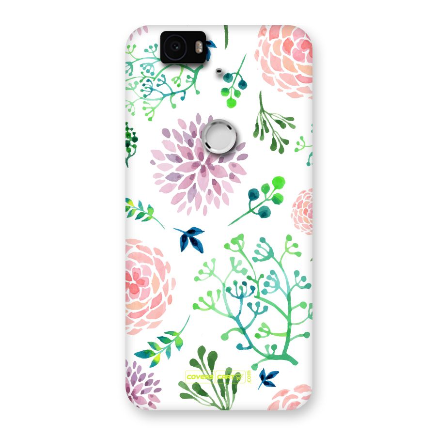 Fresh Floral Back Case for Google Nexus 6P