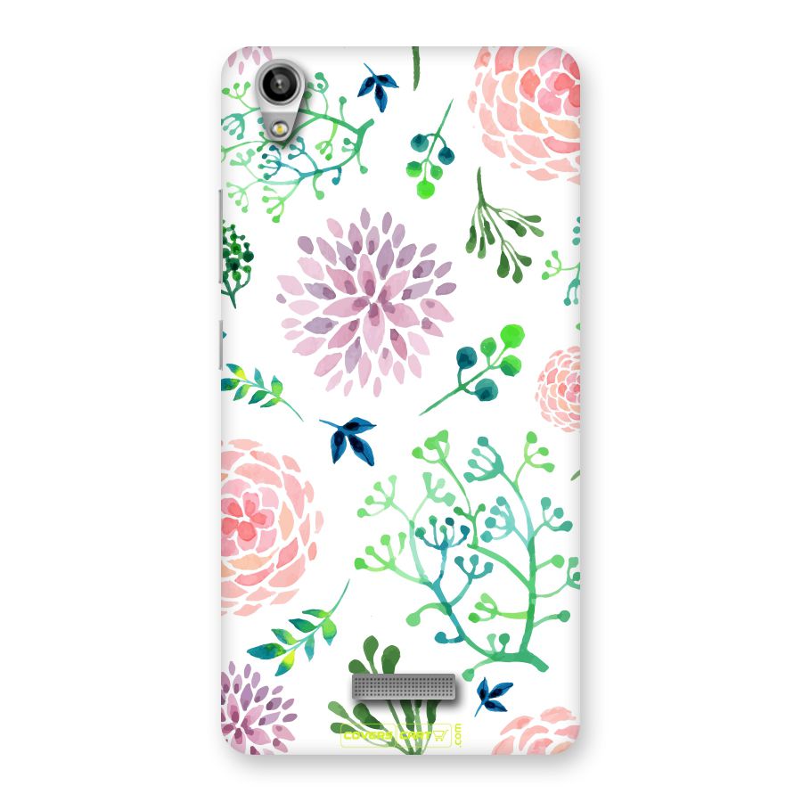 Fresh Floral Back Case for Lava Pixel V1