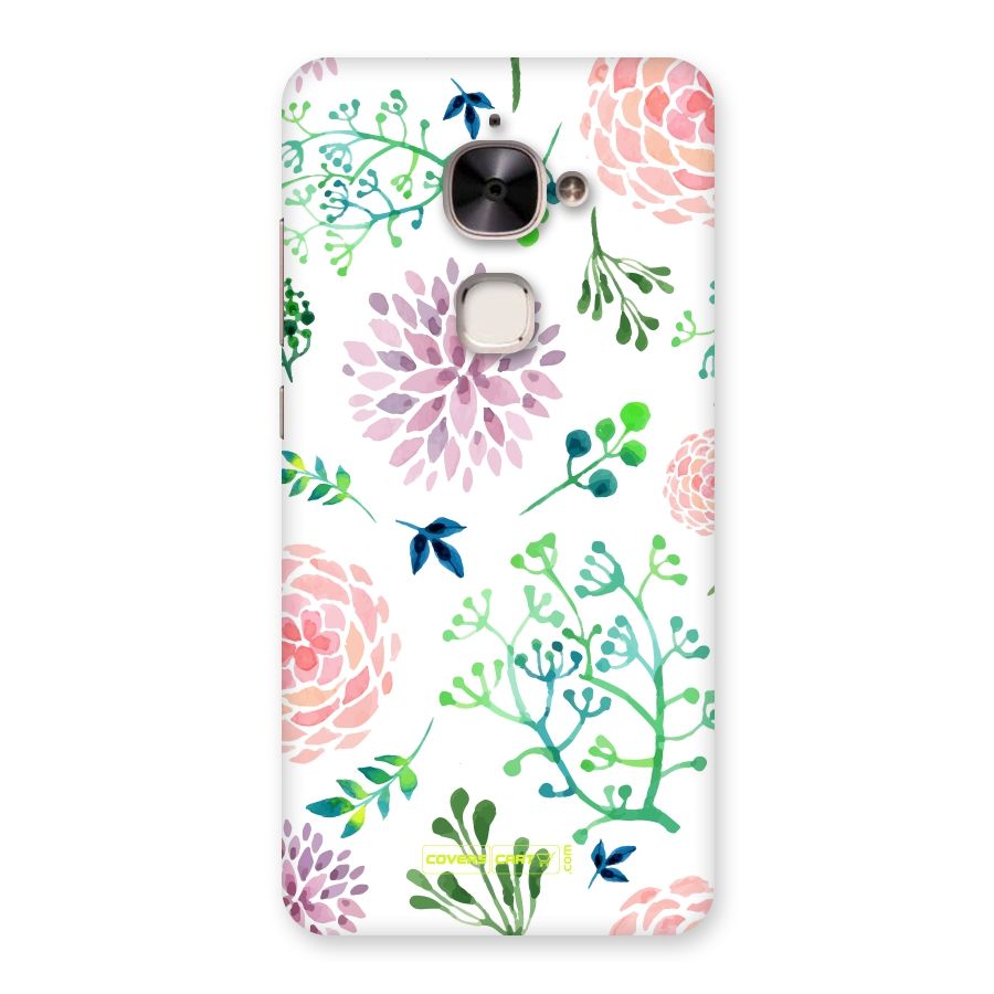 Fresh Floral Back Case for Le 2