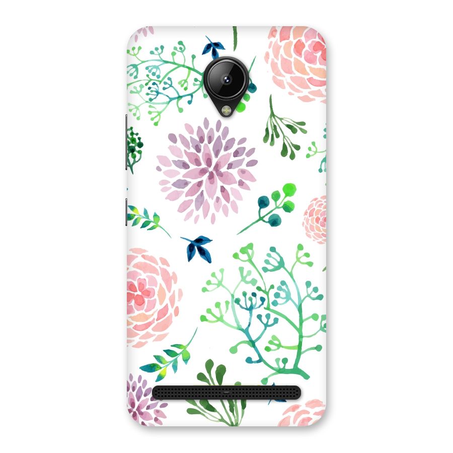 Fresh Floral Back Case for Lenovo C2