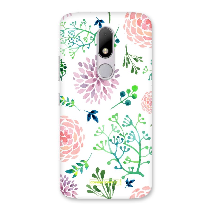 Fresh Floral Back Case for Moto M