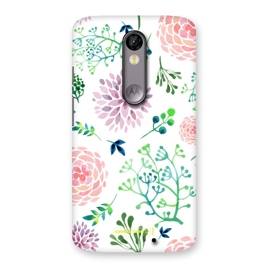 Fresh Floral Back Case for Moto X Force