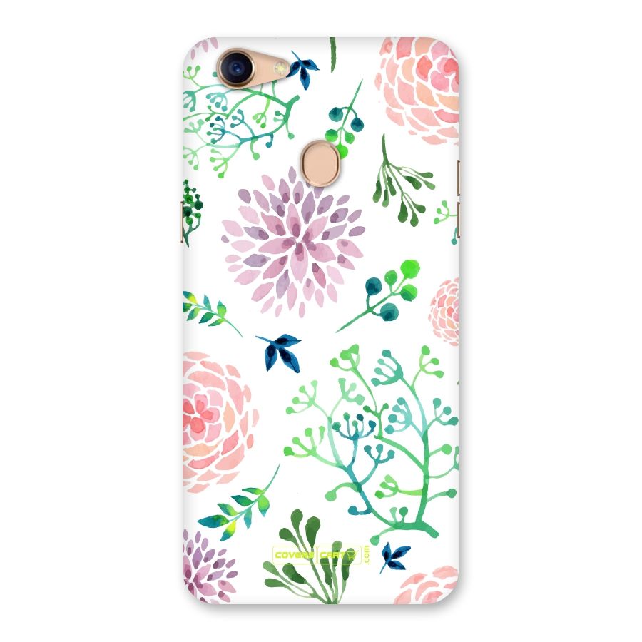 Fresh Floral Back Case for Oppo F5