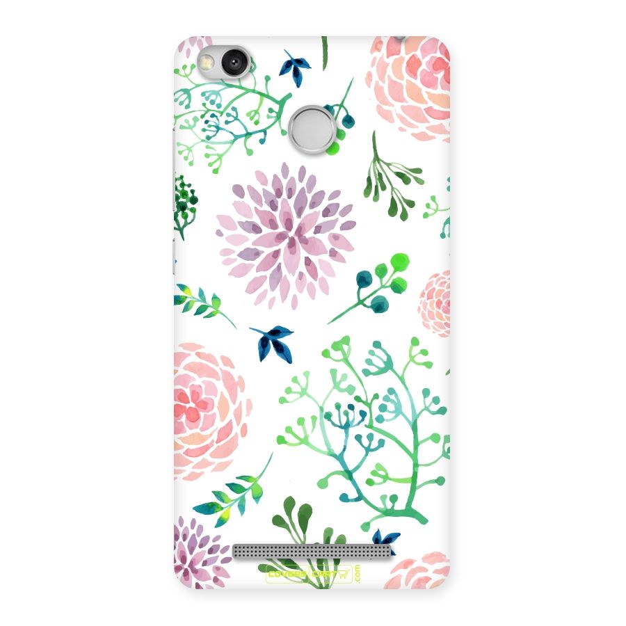 Fresh Floral Back Case for Redmi 3S Prime