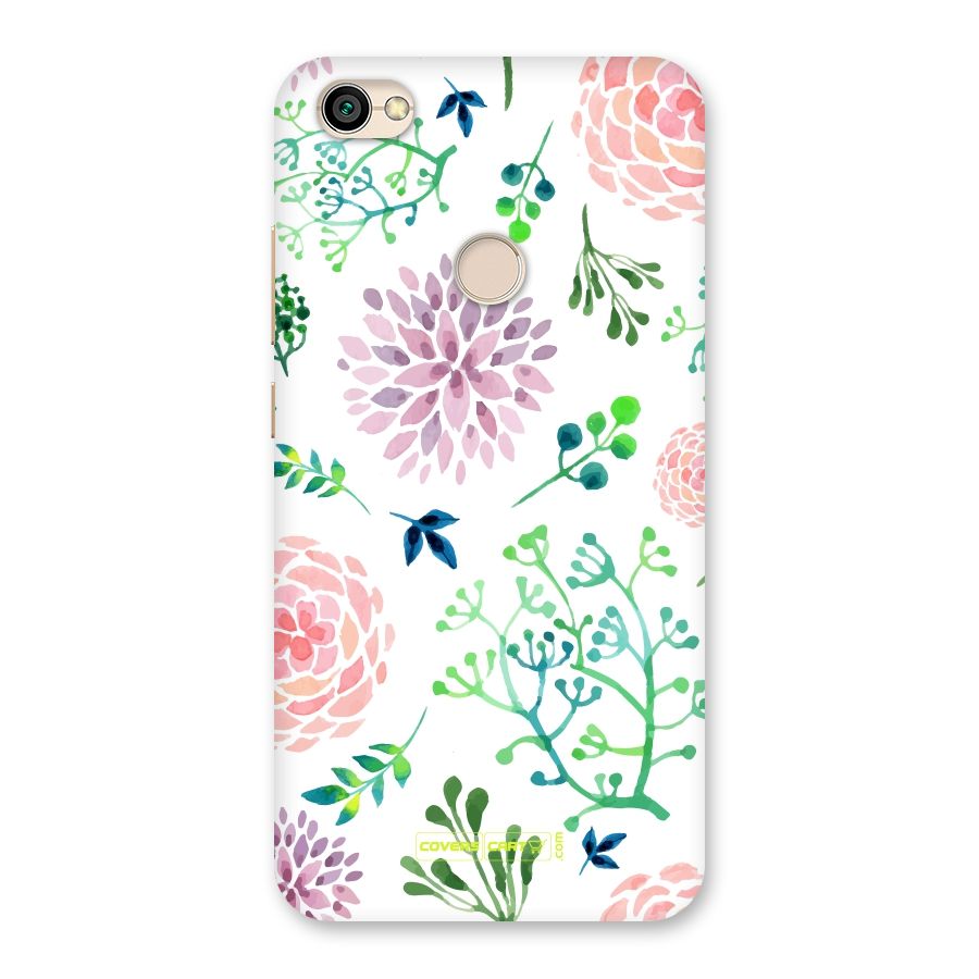 Fresh Floral Back Case for Redmi Y1 2017