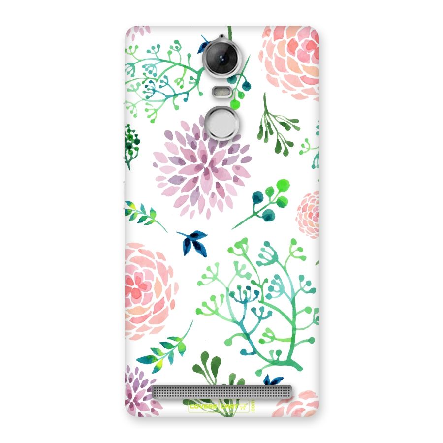 Fresh Floral Back Case for Vibe K5 Note