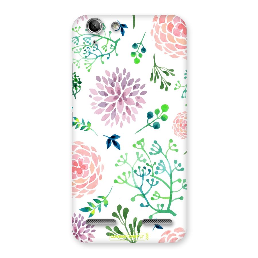 Fresh Floral Back Case for Vibe K5 Plus