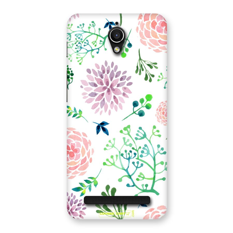 Fresh Floral Back Case for Zenfone Go
