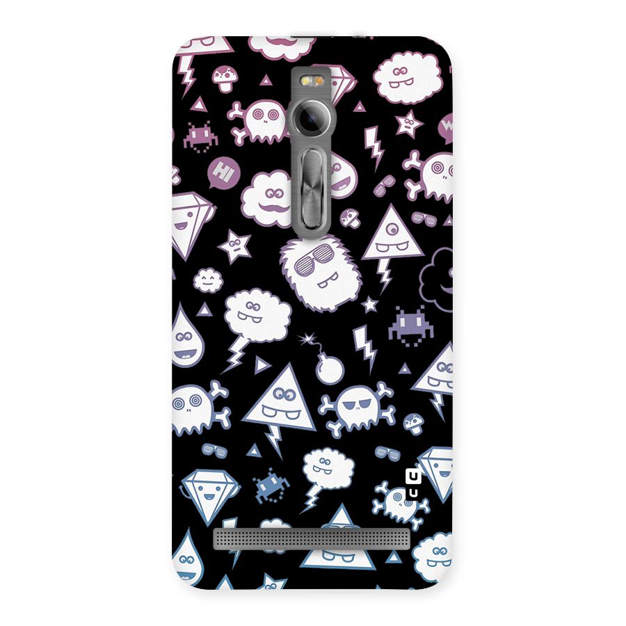 Funny Faces Back Case for Asus Zenfone 2