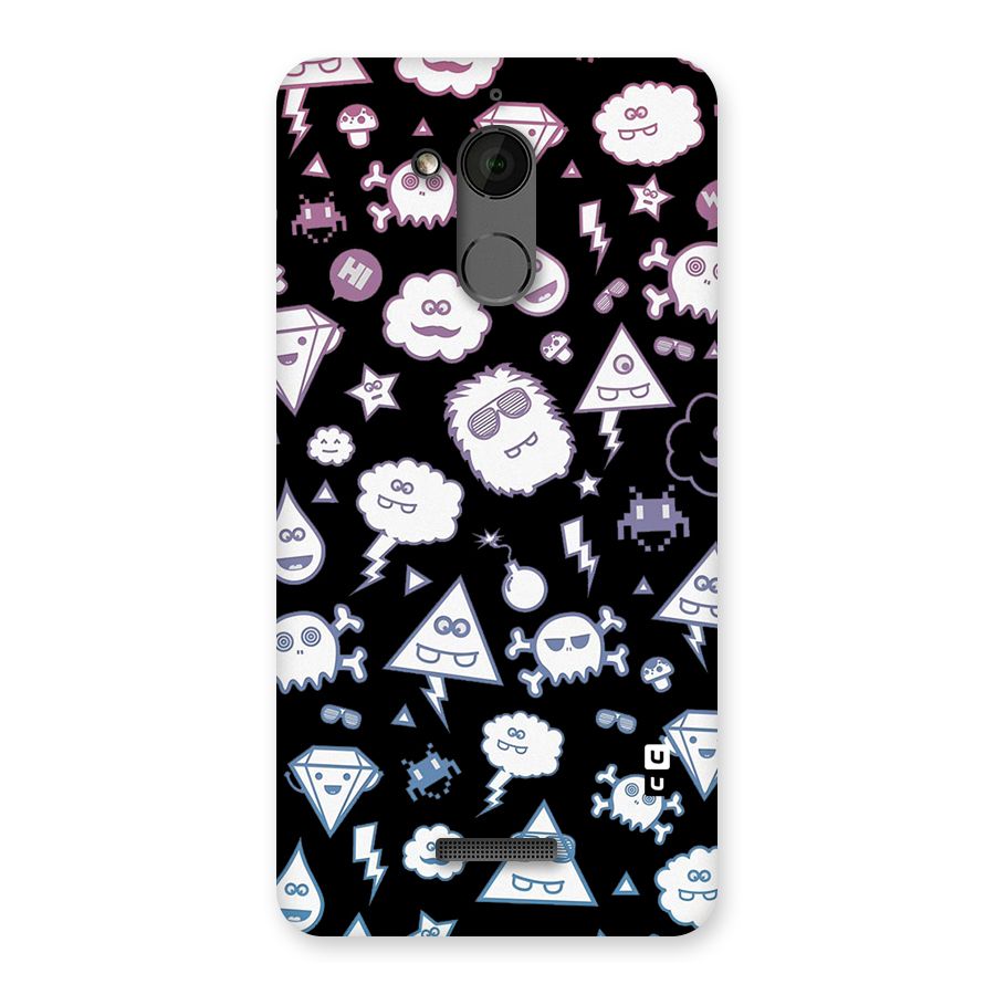 Funny Faces Back Case for Coolpad Note 5